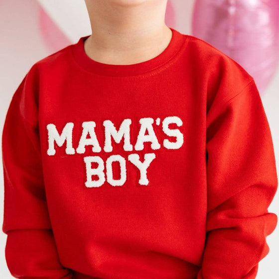 Mama's Boy Patch Sweatshirt