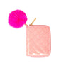 Sparkle Quilted Wallet: Bubblegum
