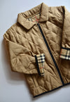 Tucker Jacket Quilted Brown with Plaid Lining