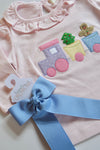 Holiday Train L/S Shirt: Pink