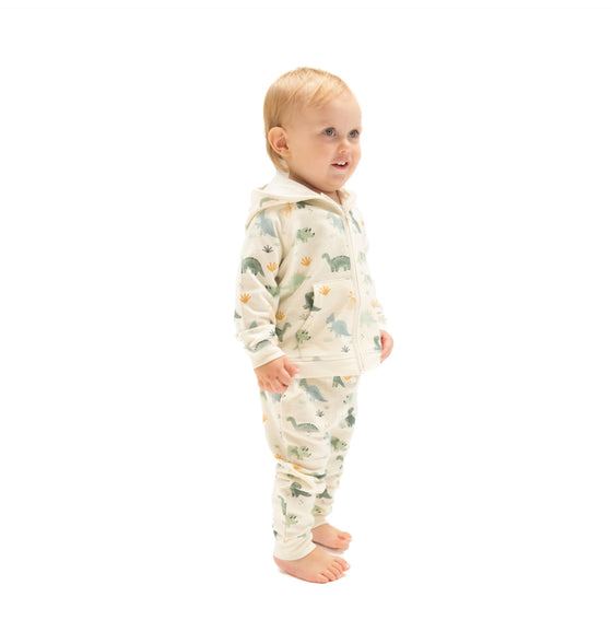 Soft Dinos:  Zip Hoodie and Jogger Set