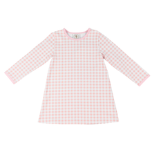  Pink Gingham Susie L/S Dress