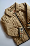 Tucker Jacket Quilted Brown with Plaid Lining