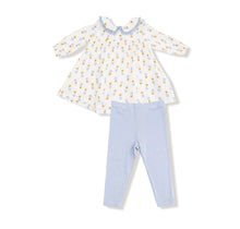  Western Sunflower:
Peter Pan Collar Dress & Leggings