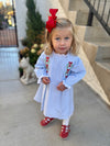 Embroidered Santa Dress