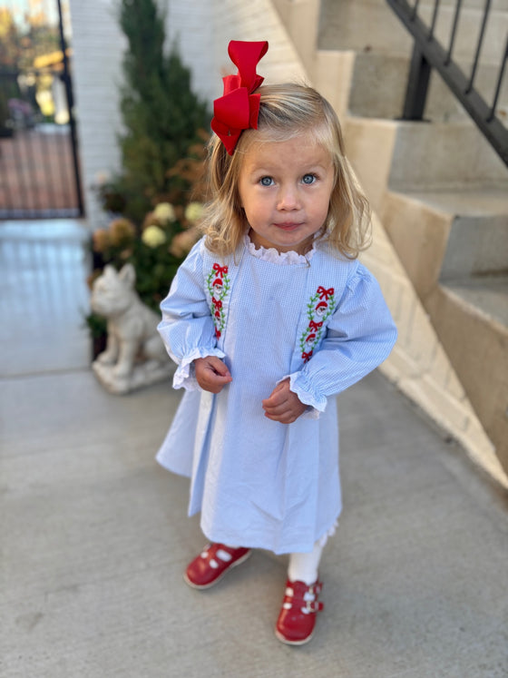 Embroidered Santa Dress
