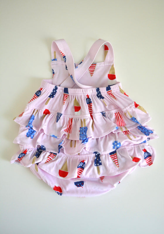 American Ice Cream Ruffle Sunsuit