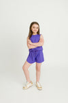 Purple High Low Athletic Tank