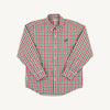 Dean's List Dress Shirt: Richmond Red & Kiawah Kelly Green Gingham