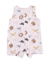 Vintage Baseball Stripe Shortie