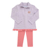 Butterfly zip Pullover Set
