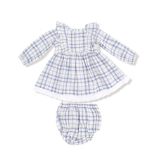  Blue Plaid Dress