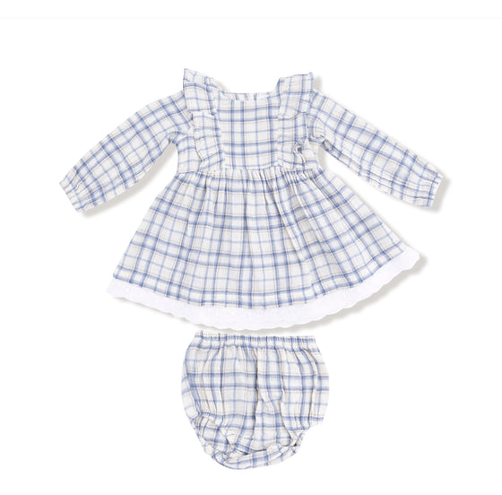 Blue Plaid Dress