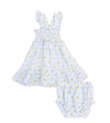 Lovely Lemons Smocked Sundress