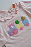 Holiday Train L/S Shirt: Pink