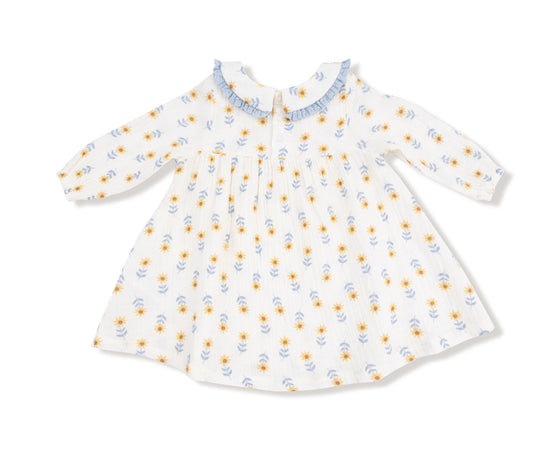 Western Sunflower:
Peter Pan Collar Dress & Leggings