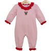 Candy Cane Ruffle Romper