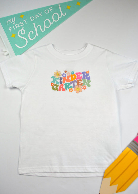 KINDERGARTEN RETRO SHORT SLEEVE T-SHIRT