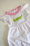 Bayou Babies Appliqué Bubble - Pink