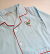 Blue Candy Cane Pajama Set