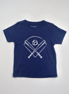 Navy Blue Baseball T-Shirt