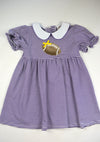 Purple Stripe Tailgate Dress