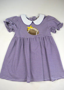  Purple Stripe Tailgate Dress