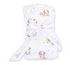 Explorer Puppy: Blue Swaddle Blanket