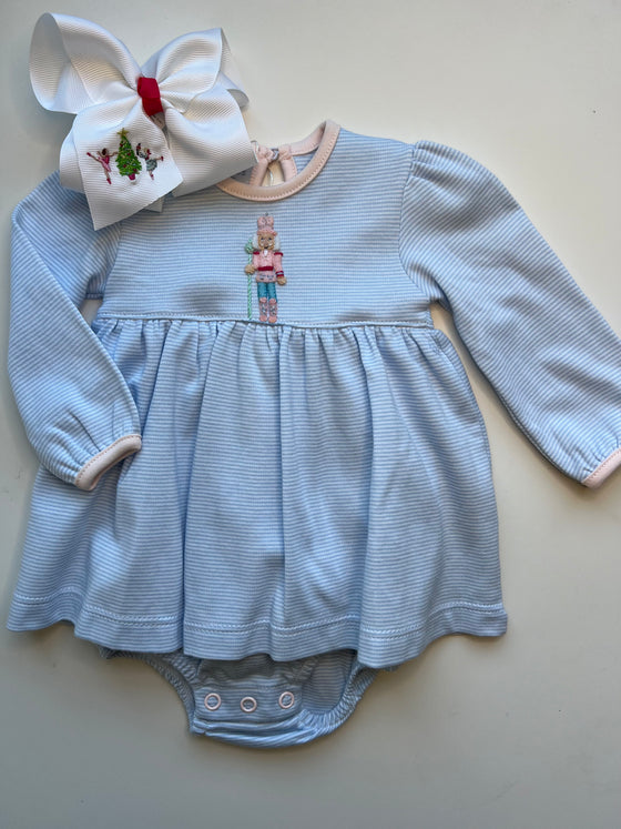 Pastel Nutcracker Onesie Dress