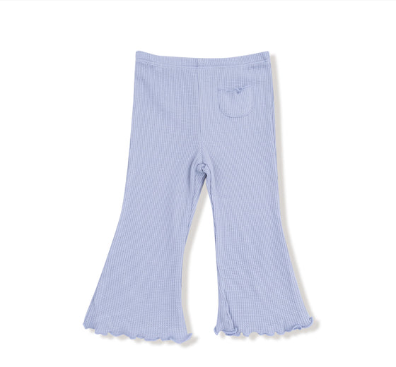Footballs and Bows: 
Ruffle Waffle Top and Waffle Flare Pant