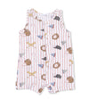 Vintage Baseball Stripe Shortie