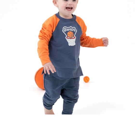 Basketball Raglan Sweatshirt