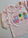 Holiday Train L/S Shirt: Pink