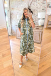 Olive Bloom Dress