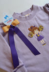 Purple Cheerleader Sweatshirt