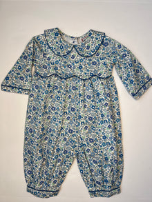  Blue Floral Coverall