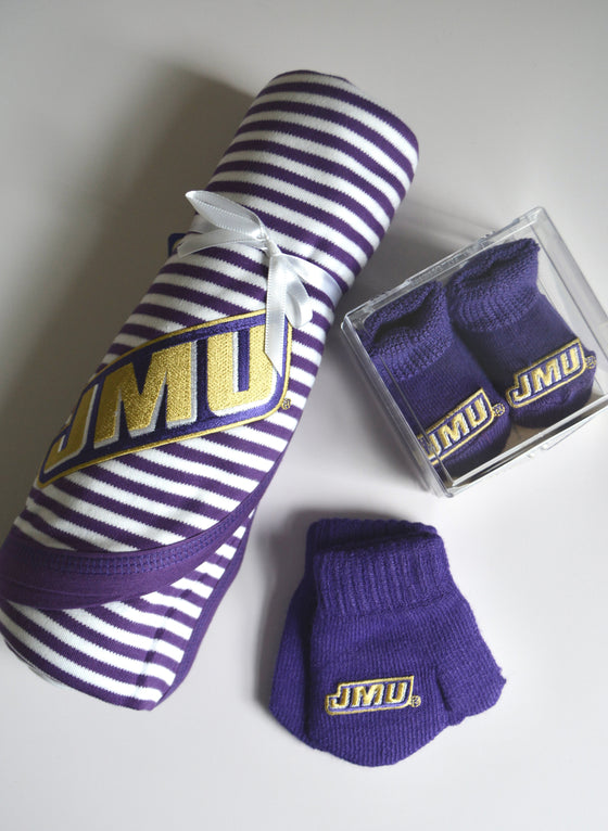 JMU Stripe Blanket