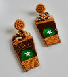 Pumpkin Spice Latte Earrings