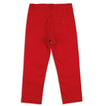 Boys Button Pants - Red Twill