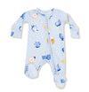 Hanukkah Blue - Bamboo
2 Way Zipper Footie