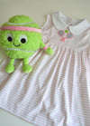 Courtside Cuties Appliqué Collared Sleeveless Dress