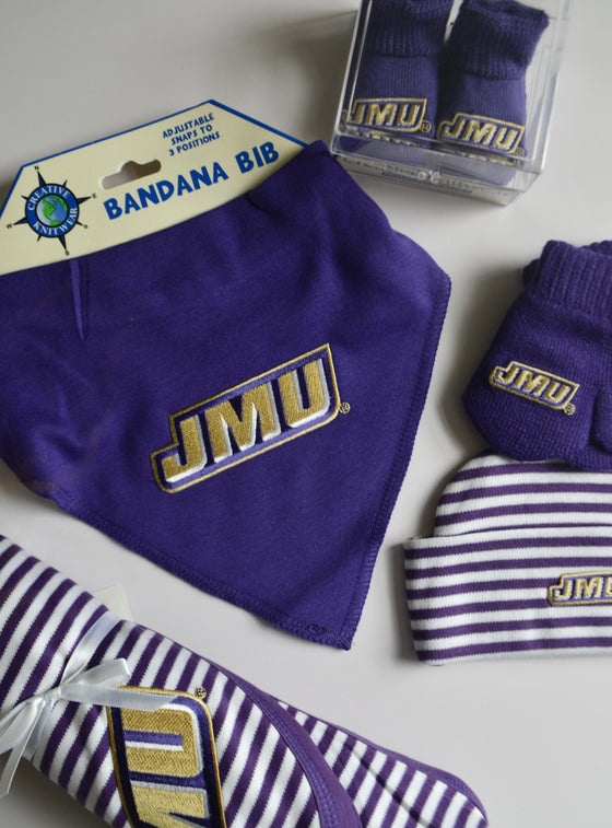 JMU Bandana Bib: Newborn