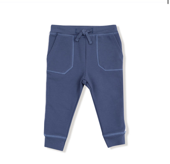 Varsity Jogger: Vintage Indigo