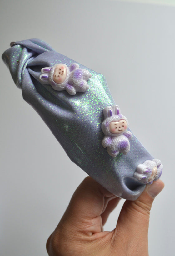 Labubu Charm Knot Headband
