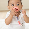 Pink Multi Pacifier Clip