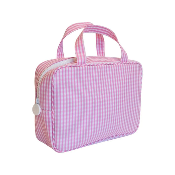 Carry On- Pink Gingham