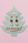 Holiday Clip On Earrings