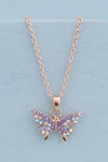 Boutique Butterfly Gem Necklace