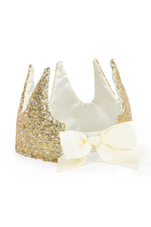  Gracious Gold Sequins Crown