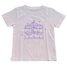  Short-Sleeve Light Purple Carousel T-Shirt